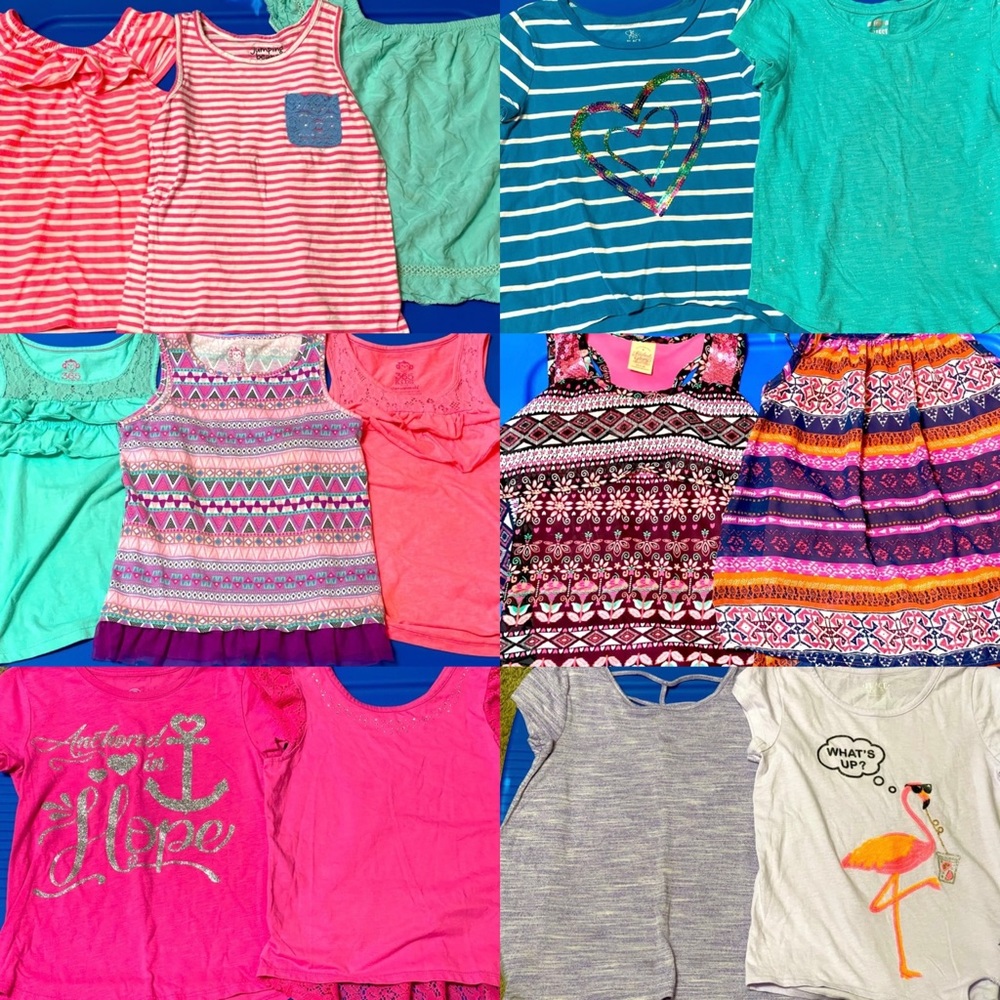 Bundle of Girl’s Size M/7-8 Summer Tops